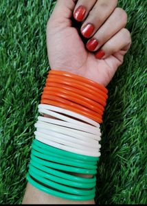 Tiranga Bangles (Plastic)