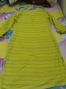 Green Cotton Kurta