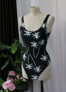Palm Print Swimsuit
