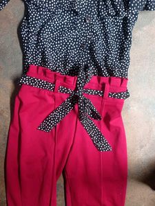 Cute Polka Dot Jumpsuit