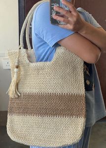 Stylish Straw Tote Bag