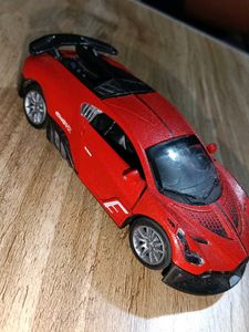 Red Toy Car Model