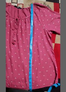 Fig Pink Printed Top