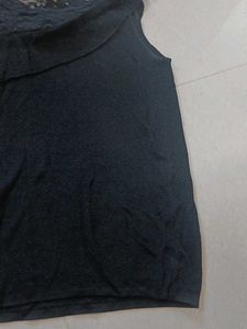 Black Lace Tank Top