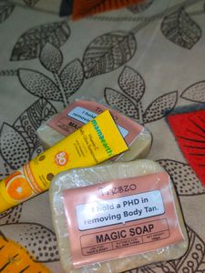Treszo soap &amp; Mamaearth sunscreen combo