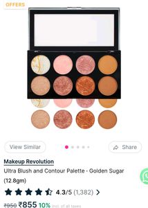 Makeup Revolution london Ultra Blush and Contour P