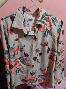 SSS Satin Floral Printed Shirt🎀