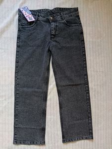 Charcoal Grey Straight fit jeans