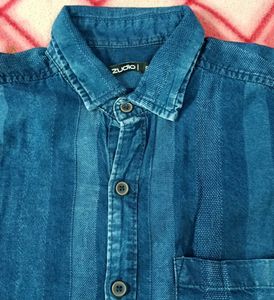 Studio I Striped Denim Shirt