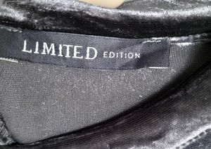 Dark Purple Velvet Tunic Top