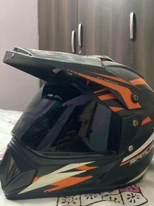 TVS Helmet With Uv Protection Glass