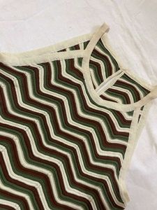 Chevron Knit Halter Top