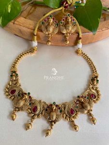 Elegant Peacock Necklace Set