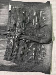 Grey Y2K Baggy Jeans