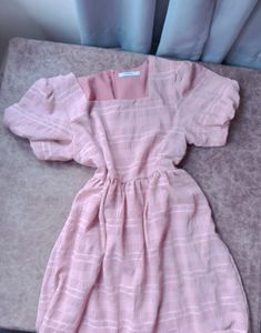 Cute Peach Dress For WOMEN