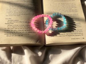 Beaded Bracelets| PACK OF 2 RANDOM PASTEL COLOURS