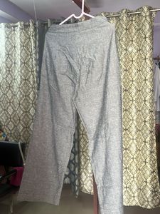 Tokyo Talkies Cotton Grey Trousers
