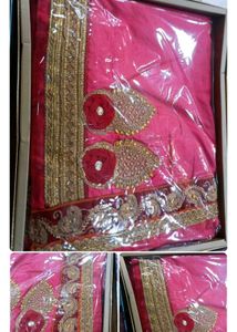 Elegant Pink Saree