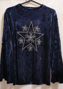 Party Wear Velvet Top