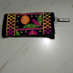 Embroidery Clutch Handbag