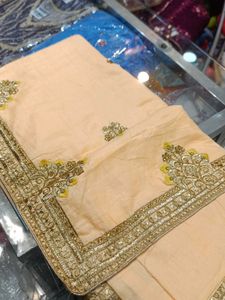 Elegant Embroidered Saree