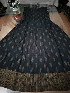 Black Umbrella Cut Kurti