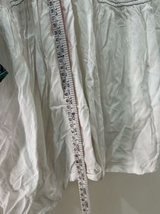 White Floral Printed Aline Top