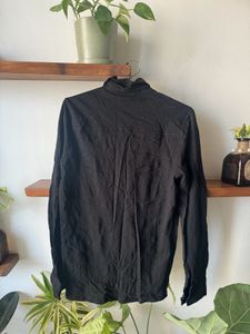Mens Organic Cotton Black Shirt