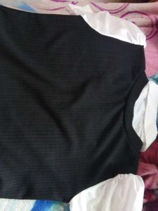 Zara Black &amp; White Top
