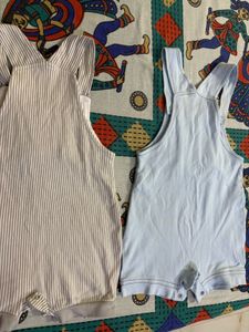 Baby Rompers Bundle (set Of 3) And Soft Toy