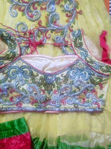 Heavy Lahenga Yellow