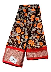 New Dola Silk Saree With Blouse.Elegant Sare