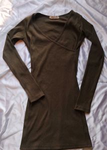 Olive Bodycon Dress