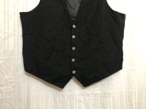 Black Formal Waistcoat