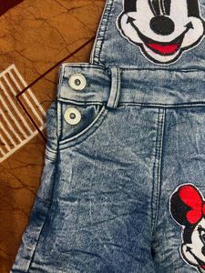 Mini Mouse Denim Dress For Babygirl