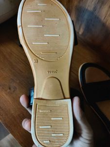 Black Ankle Strap Sandals