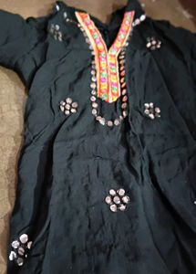 Elegant Black Kurta