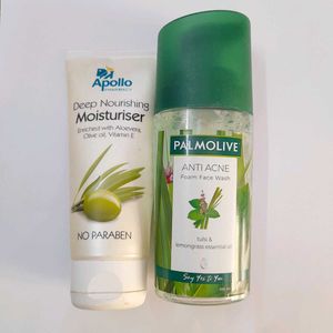 Combo Of Face Wash And Moisturiser