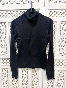 🎀Imported Black Turtleneck Top D