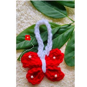 Crochet Butterfly Bag Hanging