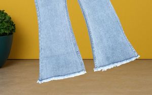🥰M@76 Size-32 Light Wash Flare Jeans
