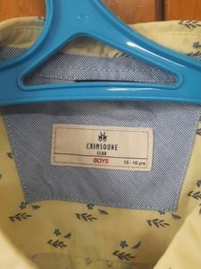 Crimsoune Club Original Boys Lemon Yellow Shirt