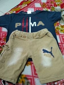 Little boy Tshirt with short paint