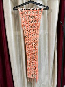 Stylish net Coral Scarf