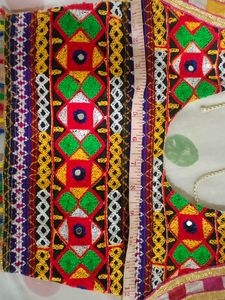 Colorful Embroidered Lehenga Choli Set