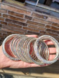 Sparkling Rhinestone Bangles (Set)
