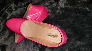 Pink Patent Leather Ballet Heels