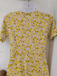 Floral Yellow Sundress