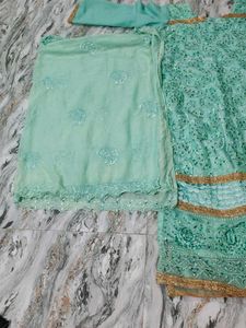 Elegant Sea Green Salwar Suit