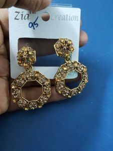 Elegant Zia Creation Drop Earrings